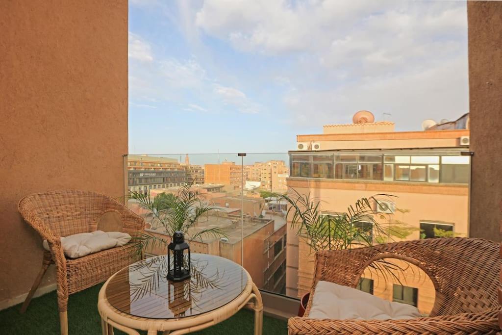Elegant And Brand New Appart In Hypercenter Of Marrakech Marraquexe Exterior foto